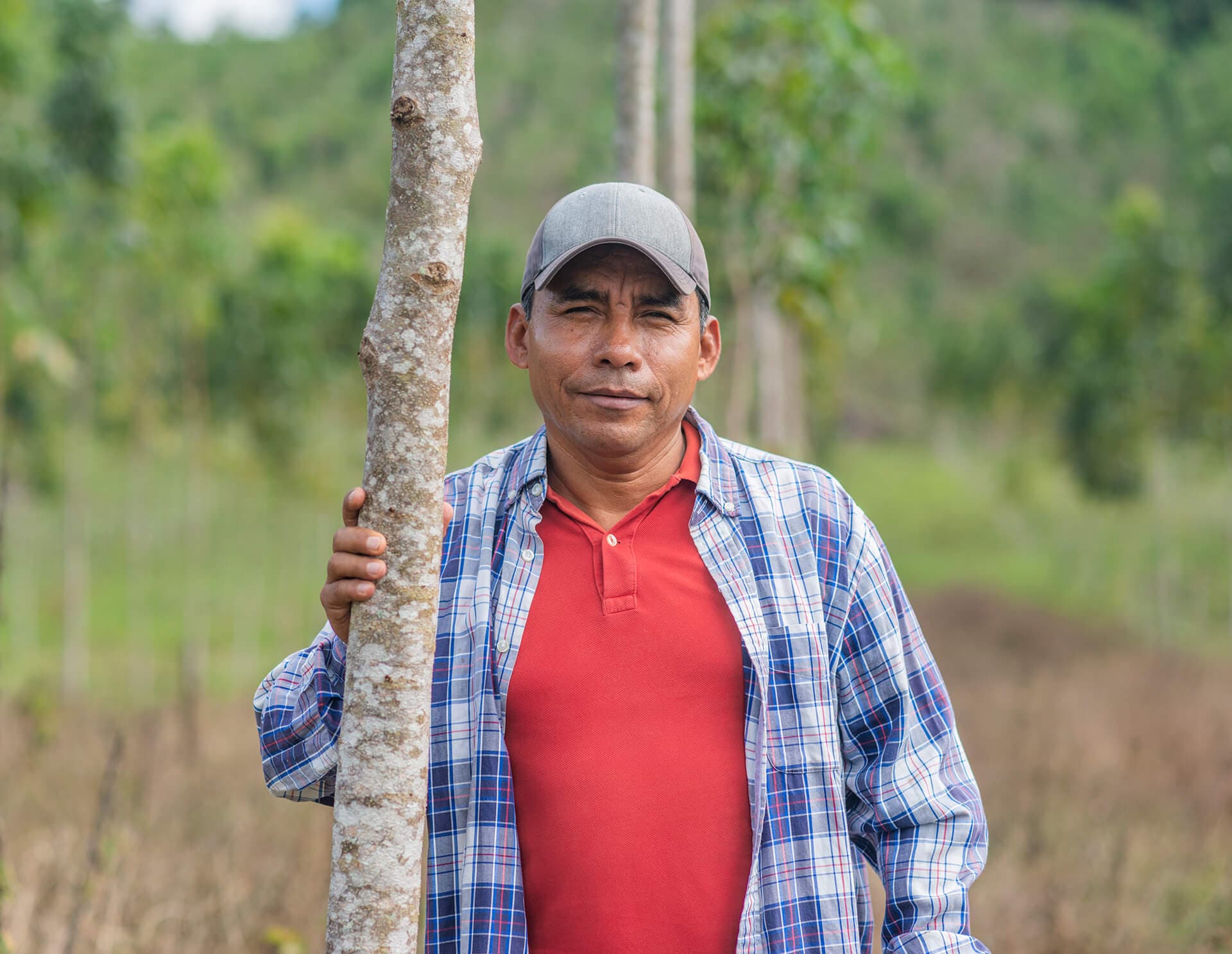 Las Azucenas forest partner Javier